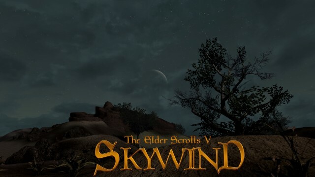 Skyrim and Morrowind meshing together in one awesome game mod.